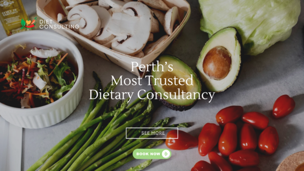 Landing page designed by digitalthink for diet consulting service